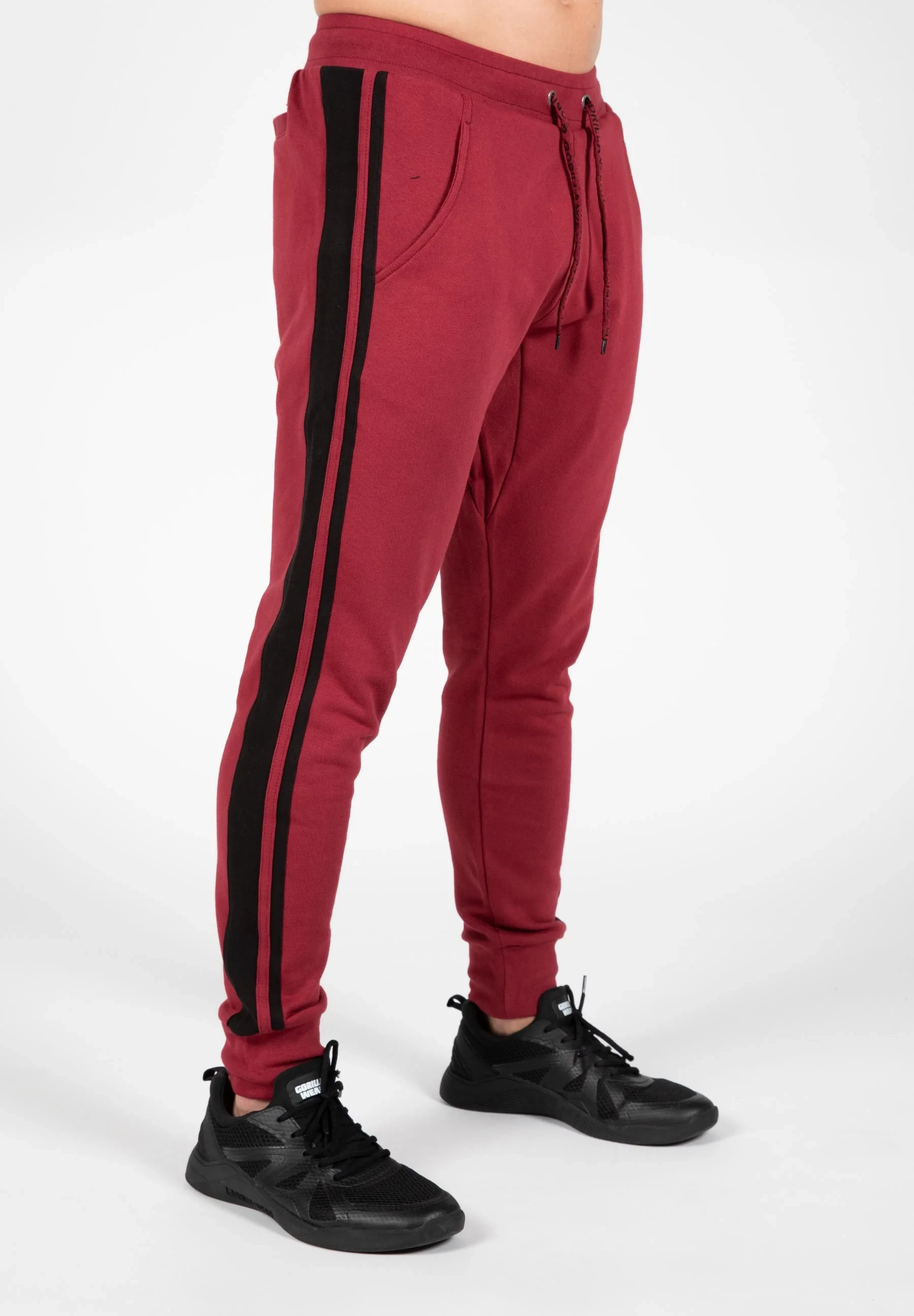 Banks Pants - Burgundy Red/Black [Madhësia: S]