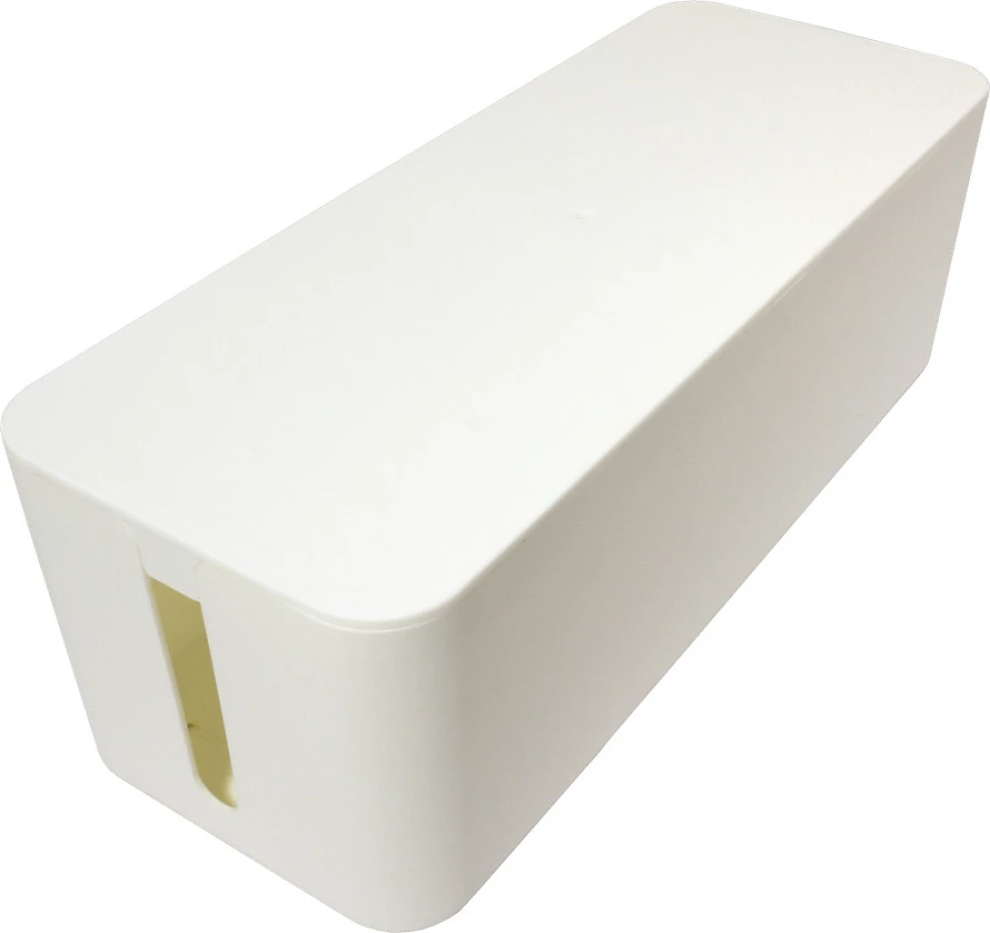Kuti për menaxhim kabllosh VALUE 19.99.3237, plastike, 407x157x133.5 mm, e bardhë