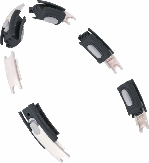 Hula hop me magnet e peshë HMS HHM15, i zi