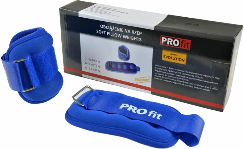 Pesha për duar dhe këmbë PROfit Evolution 2x0,5kg DK 3310
