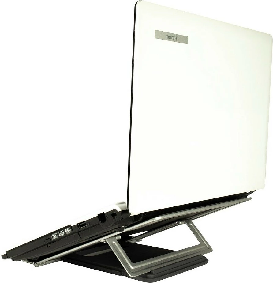 Stendë për laptop Inter-Tech NBS-100, e rregullueshme në lartësi, argjend/zi
