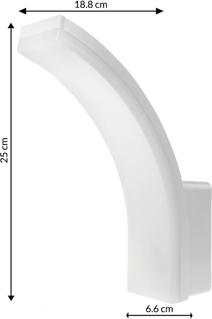 Lampë LED Maclean MCE511 W 20W IP65 4000K 2750lm, e bardhë