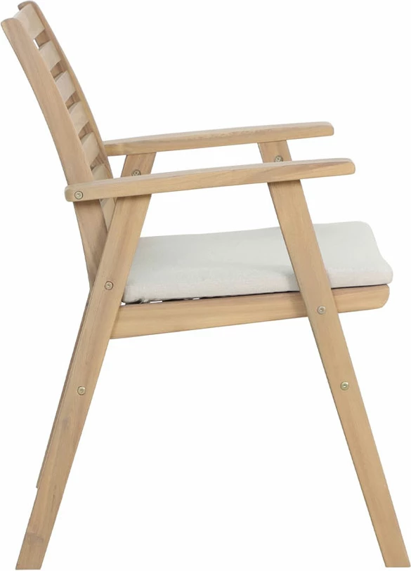 Karrige Etoile me jastëk, natyrale e bardhë, 61x59x86.5