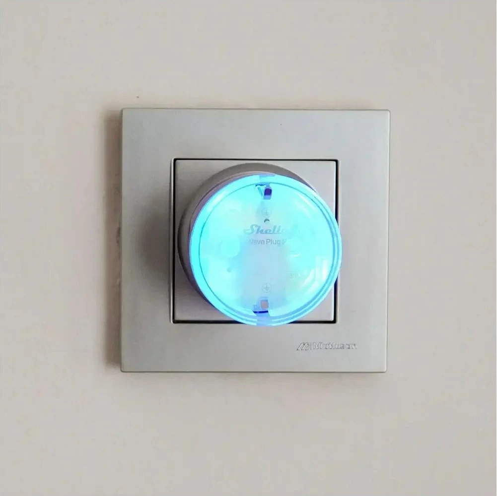 Prizë e mençur Shelly Wave Plug S, Z-Wave 800, e zezë