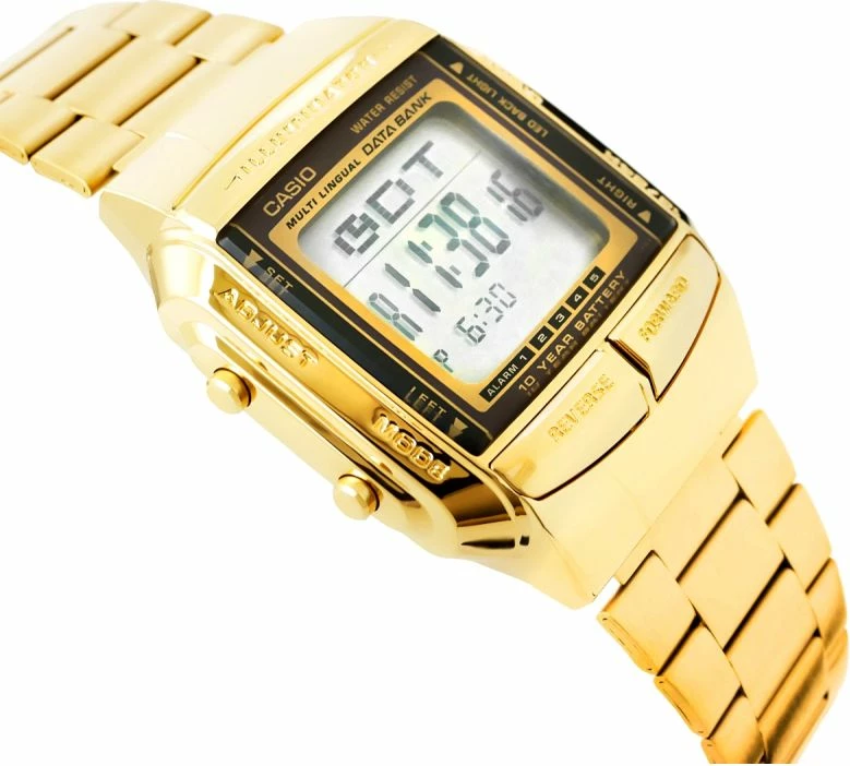 Orë dore për meshkuj Casio, ari