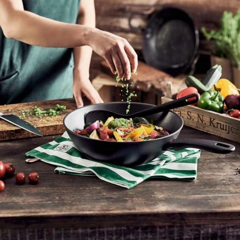 Tigan wok BALLARINI Avola 30 cm, i bardhë