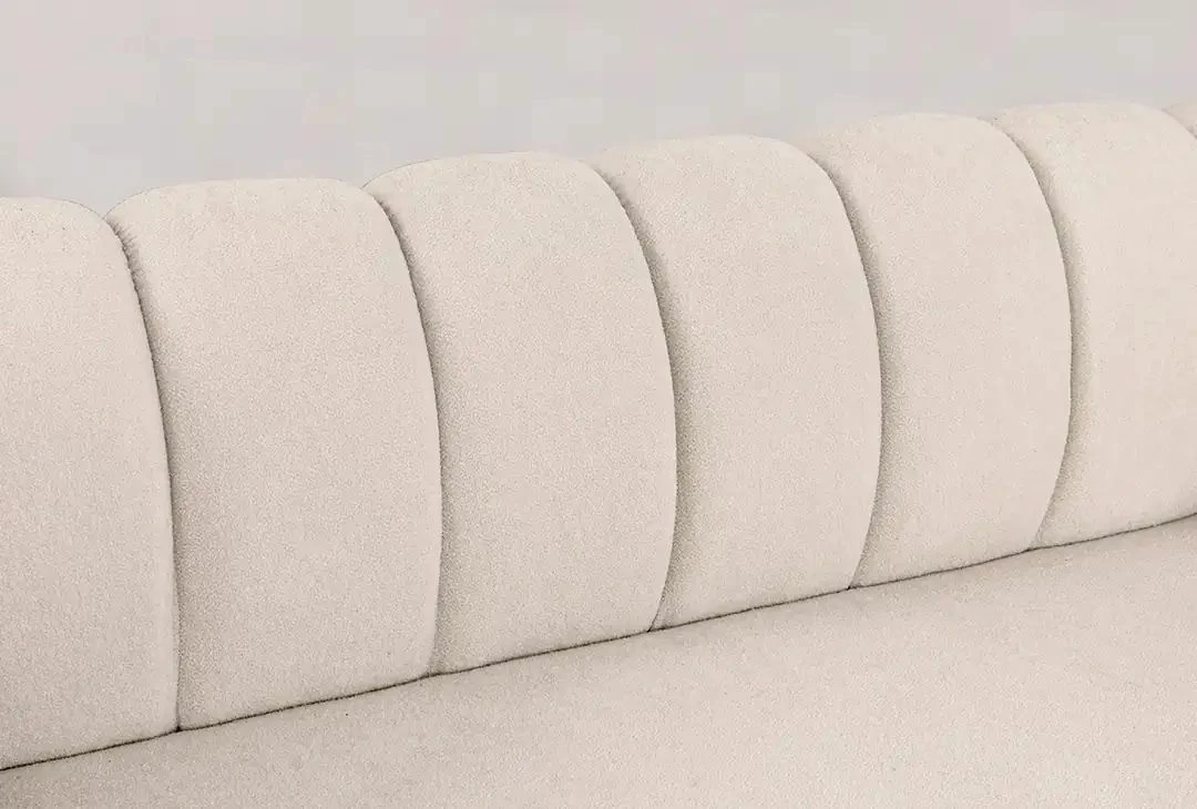 Divan treshe Atelier del Sofa, New Roma, i bardhë