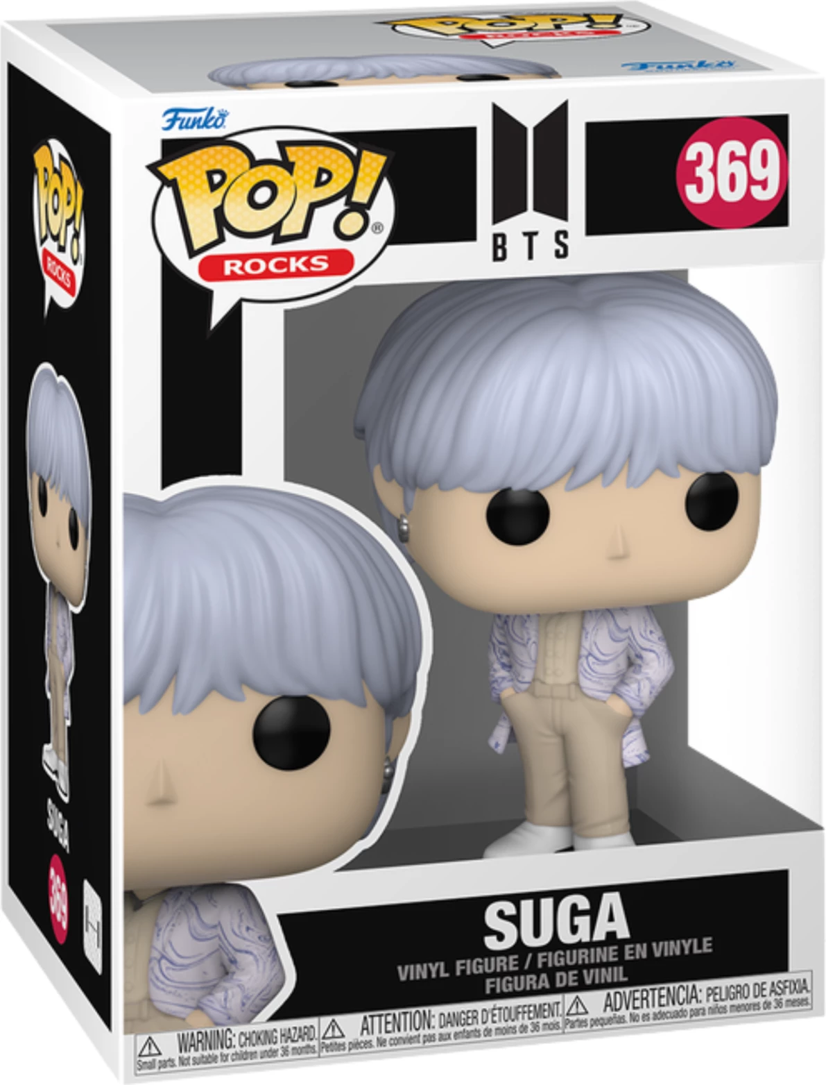 Figurinë Funko Pop Rocks Funko BTS Suga, vinyl