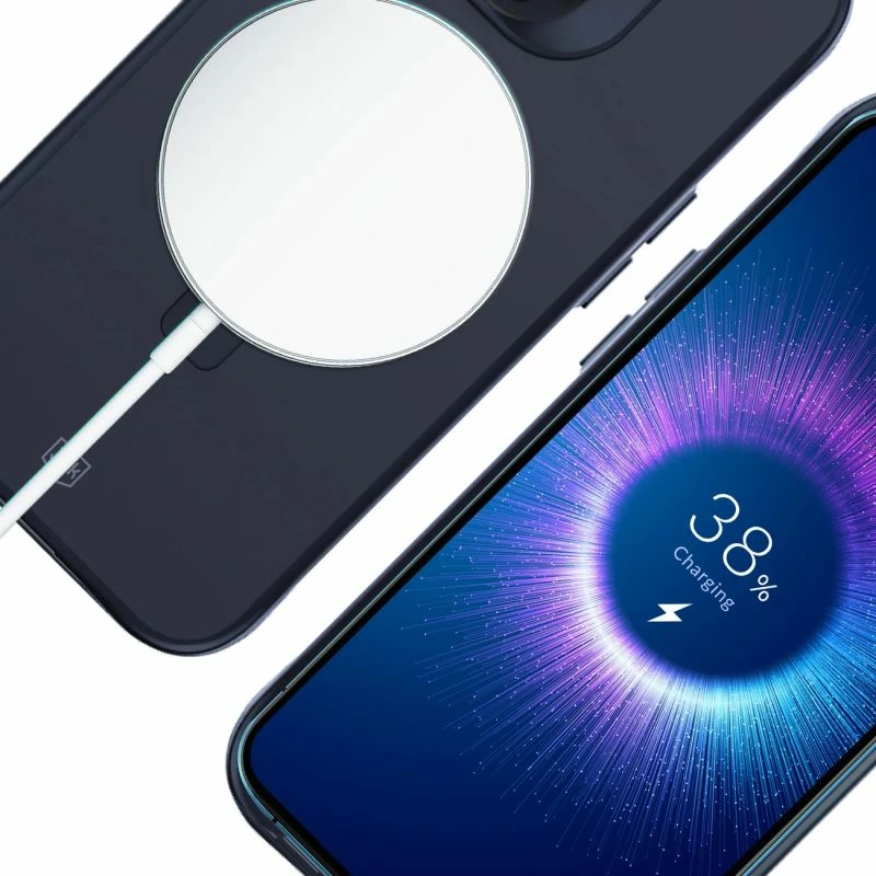 Maskë telefoni 3mk Smoke Case Mag&Stand për iPhone 16 Pro Max, e zezë