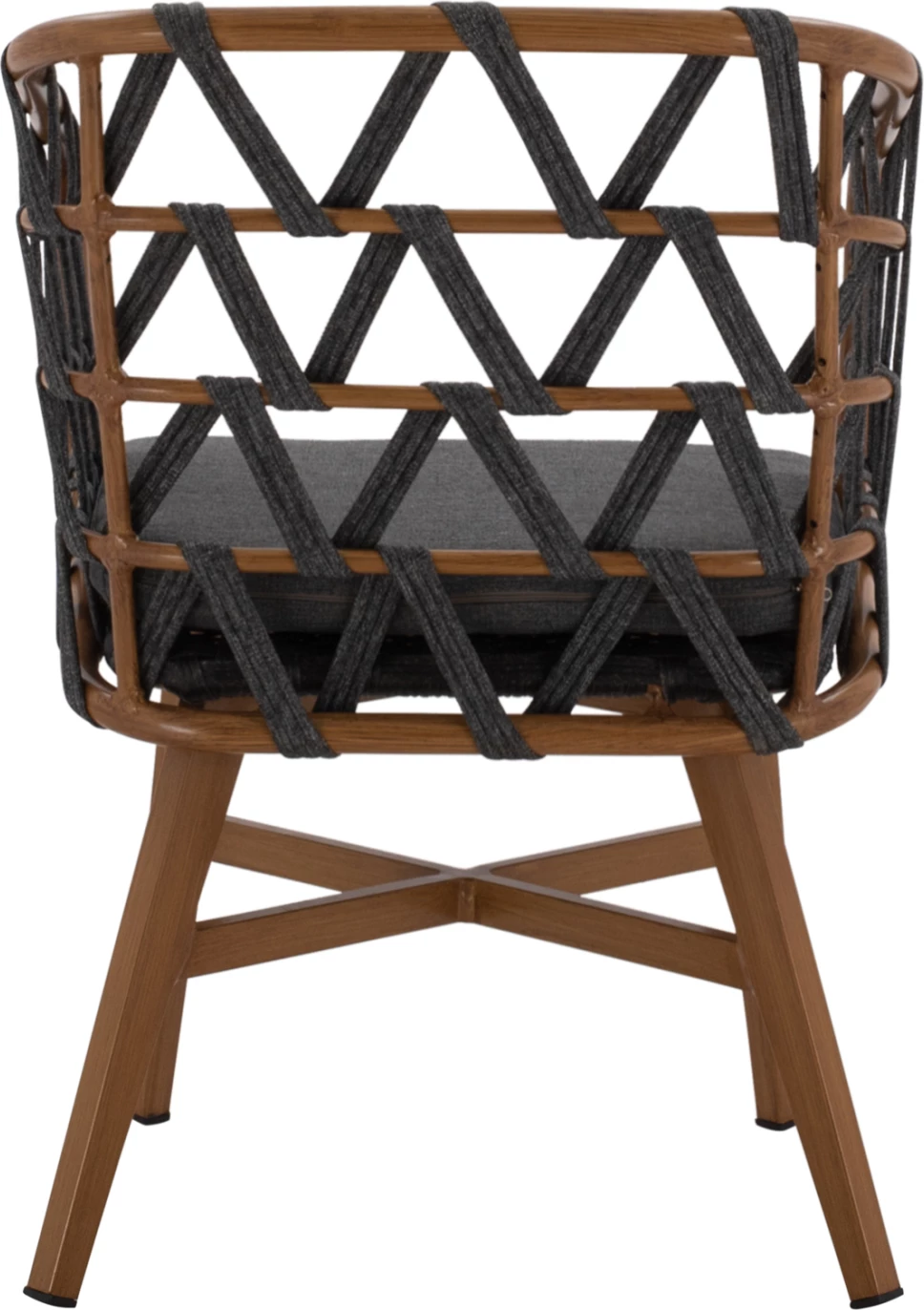 Karrige alumini RICKO FH5782.11 me rripa të gjerë gri 57x61x79 cm