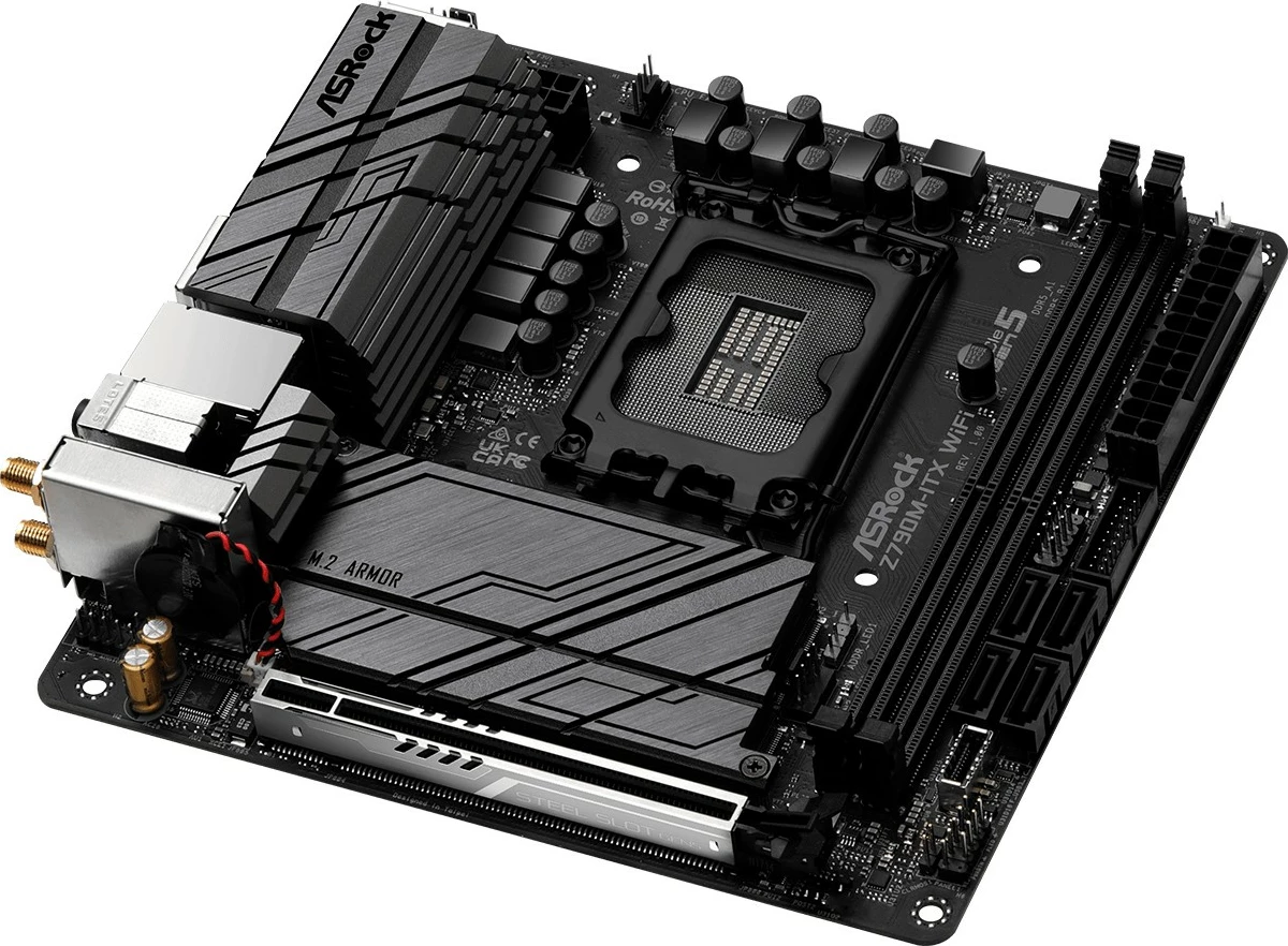 Pllakë amë ASRock Z790M-ITX Wifi, LGA 1700, DDR5, mini ITX