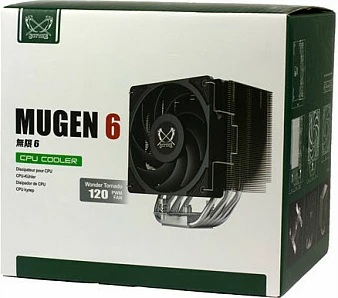 Ftohës CPU Scythe Mugen 6, 120mm, 300-2000 RPM, i zi/argjendtë