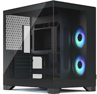 Kasë Fractal Design Pop 2 Vision, midi tower, USB-C, RGB, e zezë