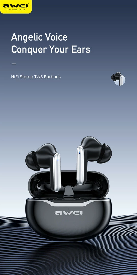 Kufje Me Bluetooth AWEI T50 ENC