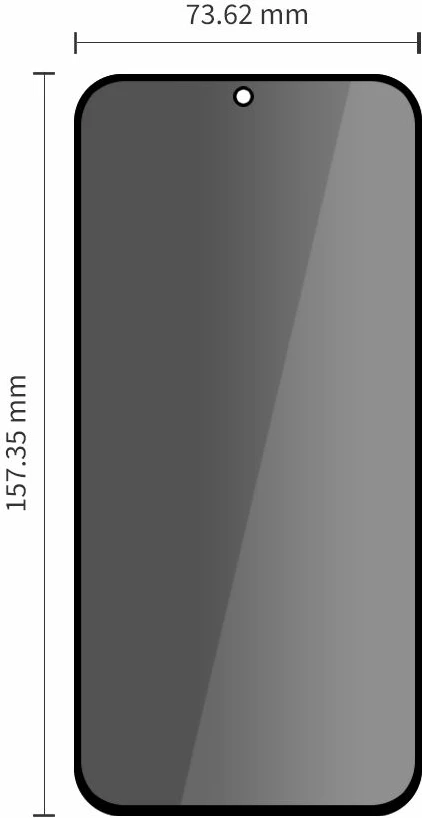 Xham i kalitur privatësie Tech-Protect Glass SPY+ për Samsung Galaxy A27 5G, 2 copë