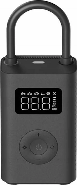 Kompresor ajri portativ Xiaomi Portable Air Compressor 2, me bateri 2000 mAh, 0.2–10.3 bar (3–150 psi), i zi, set i plotë