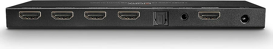 Splitter HDMI LINDY 4-Port, HDMI 2.0 18G, 4K 60Hz, me audio out, downscaling, i zi