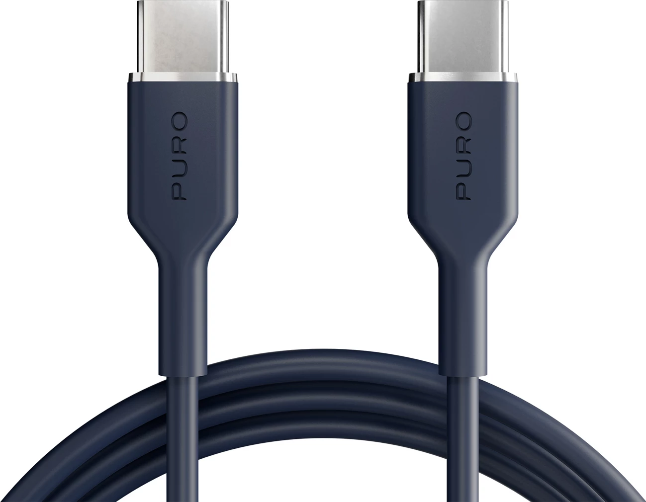 Kabllo USB-C në USB-C Puro ICON 1.5 m, blu navy