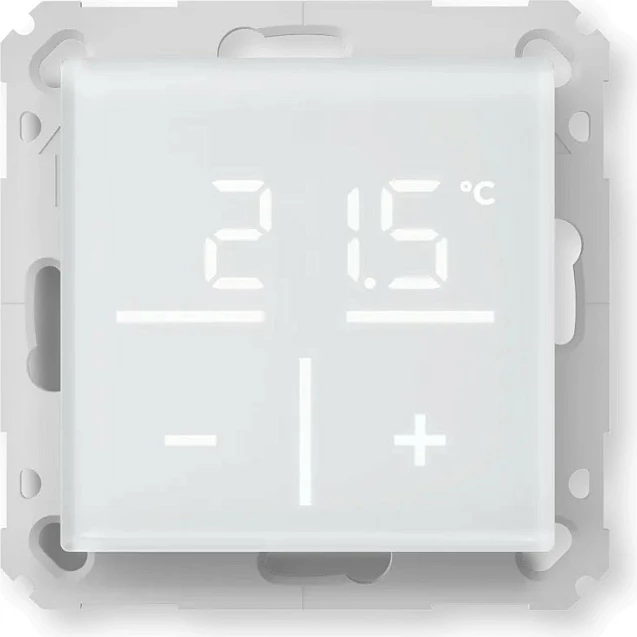 Termostat smart muri Homematic IP Glas-Wandthermostat, 230 V, i bardhë