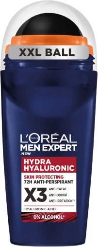 Antiperspirant roll-on për meshkuj L'Oreal Paris Men Expert Hydra Hyaluronic 50ml