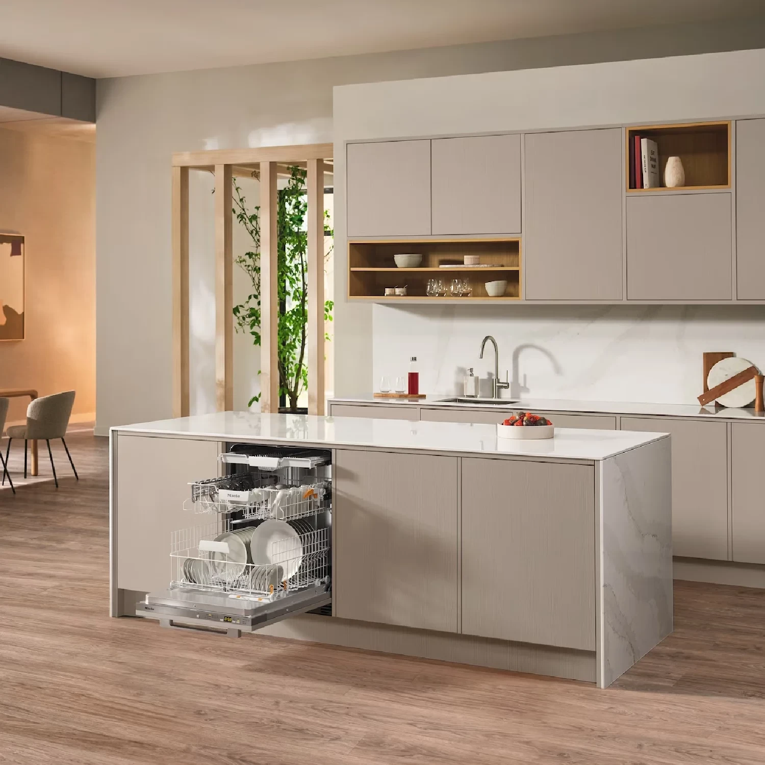 Lavastovilje Miele G 5651 SCVi Active 14 vendosje e integrume 60 cm çelik i lëmuar