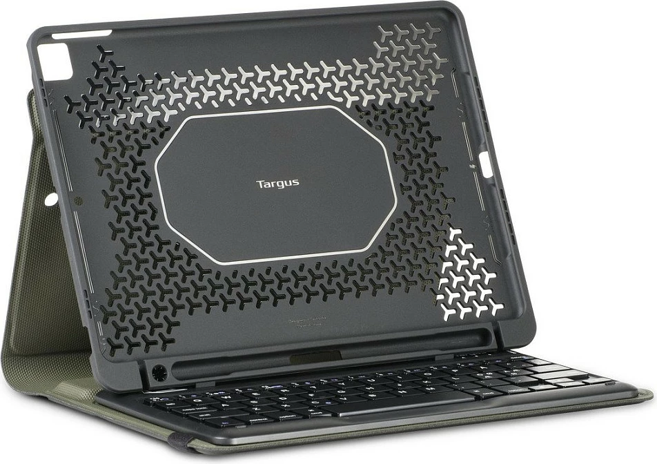 Mbështjellës folio me tastierë Targus THZ891DE Pro-Tek Education për iPad 10.2" (7/8 Gen), Bluetooth, i zi