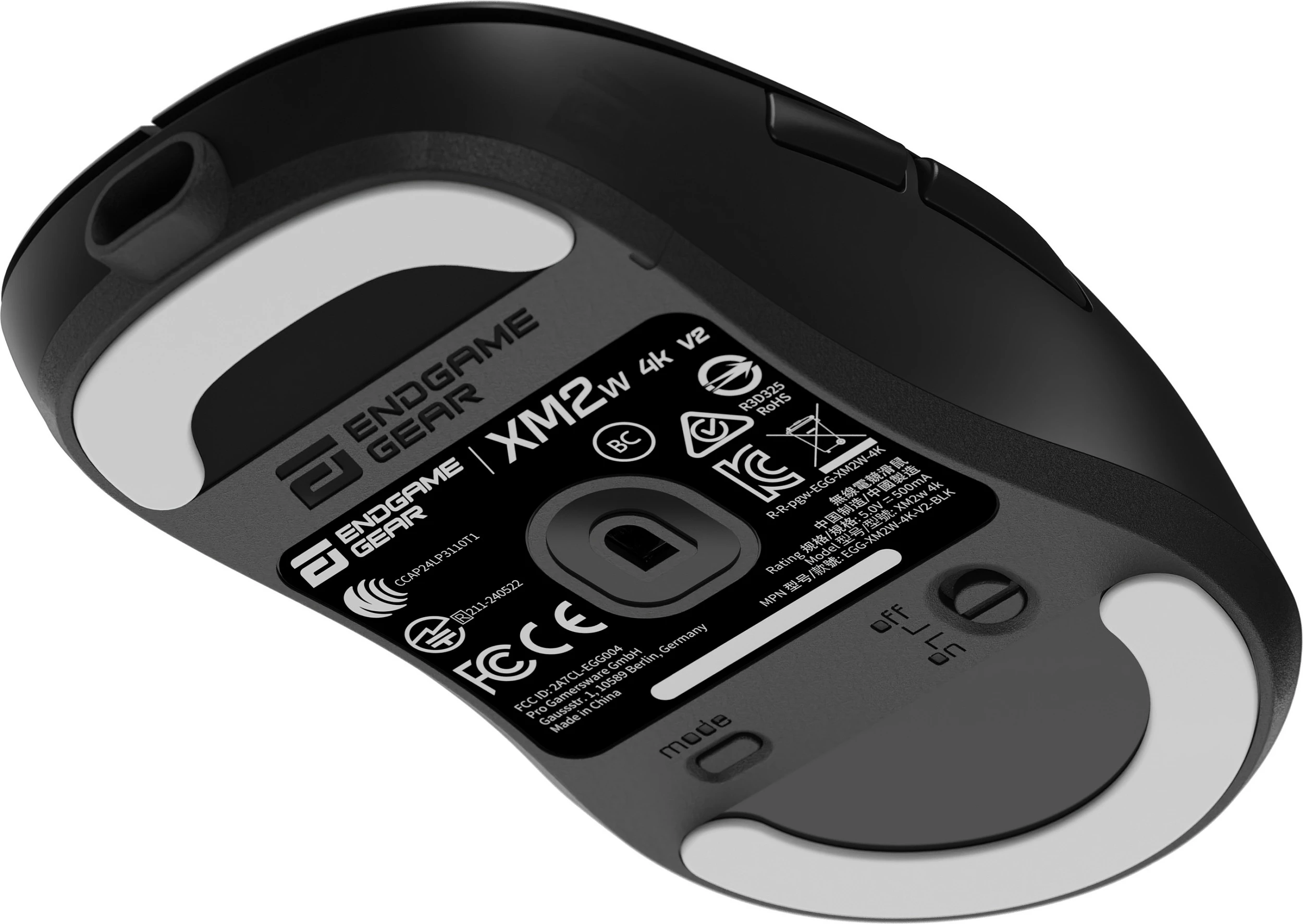 Maus gaming Endgame Gear XM2w 4k v2, 4000Hz, zi