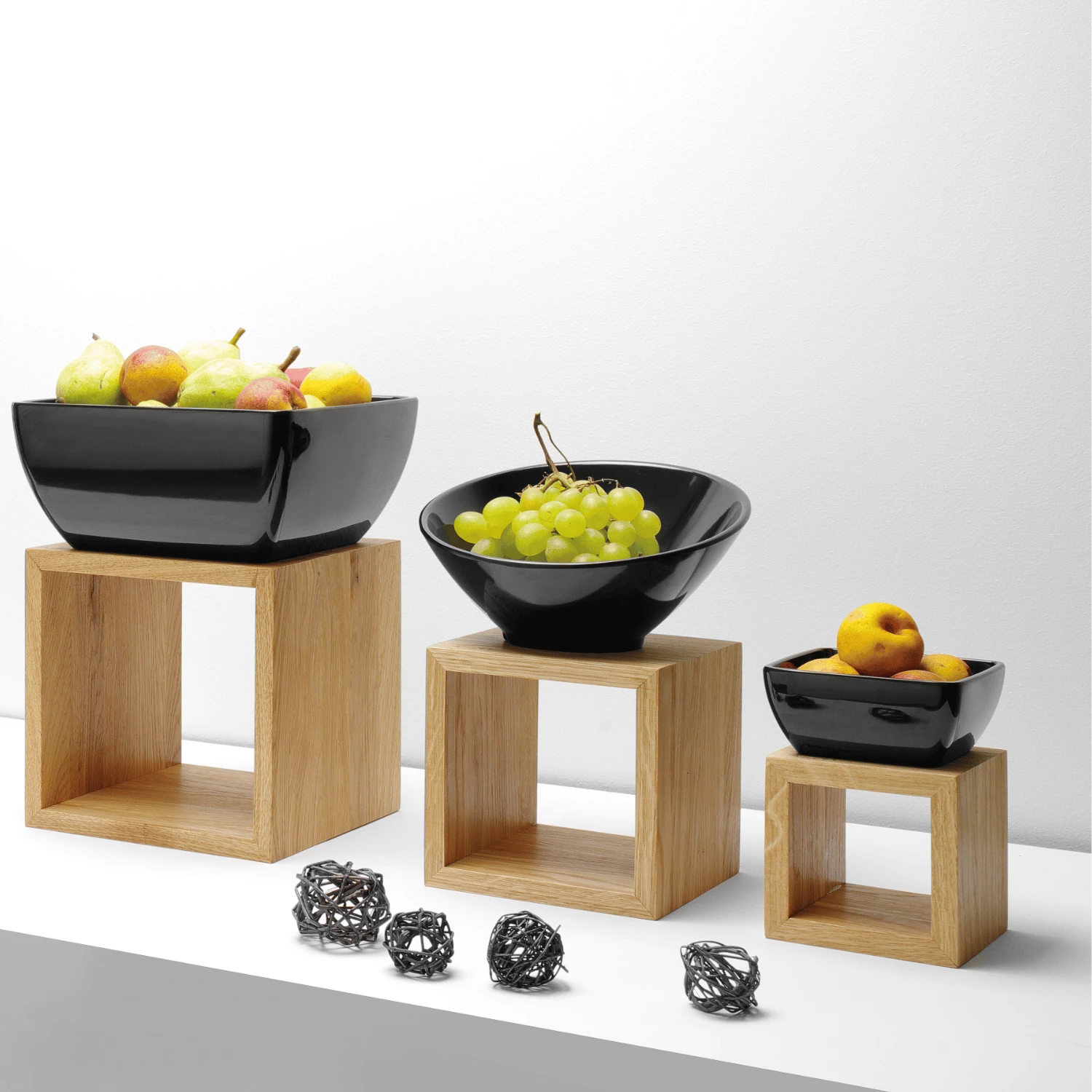 Tas katror melamine, Fine Dine, 4.5 L, 250x250x120 mm, gri grafit