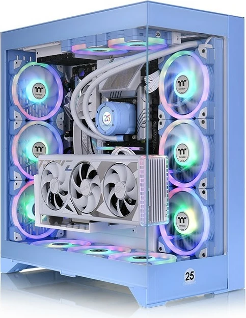 Kasë Thermaltake CTE E600 MX, midi tower, ARGB, Hydrangea Blue
