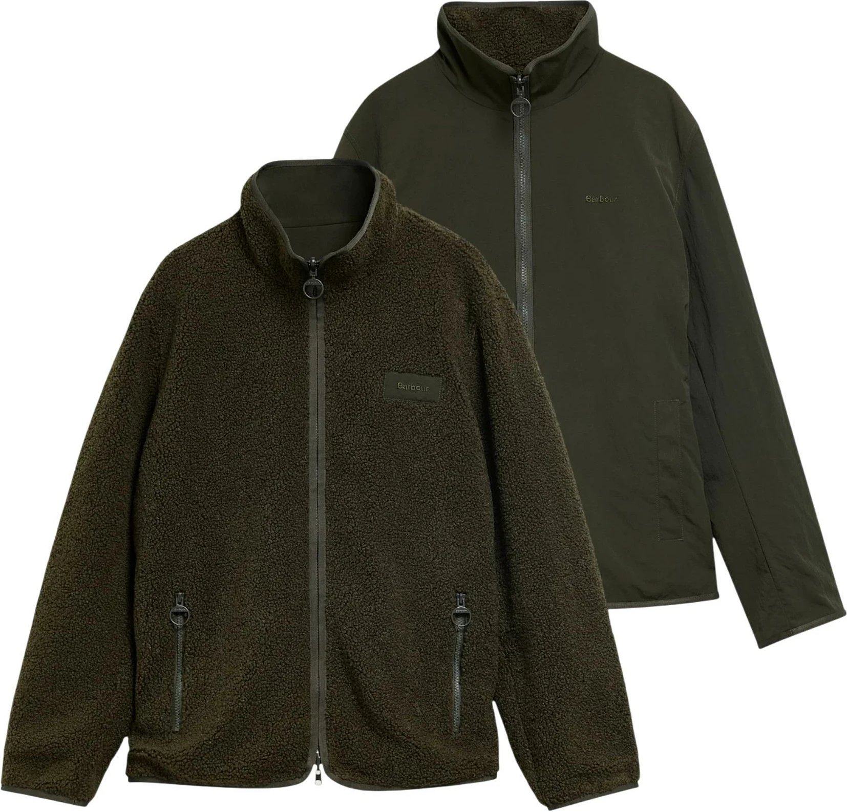 Jakne reversibile për meshkuj Barbour 262MMFL0195, jeshile sage [Madhësia: M]