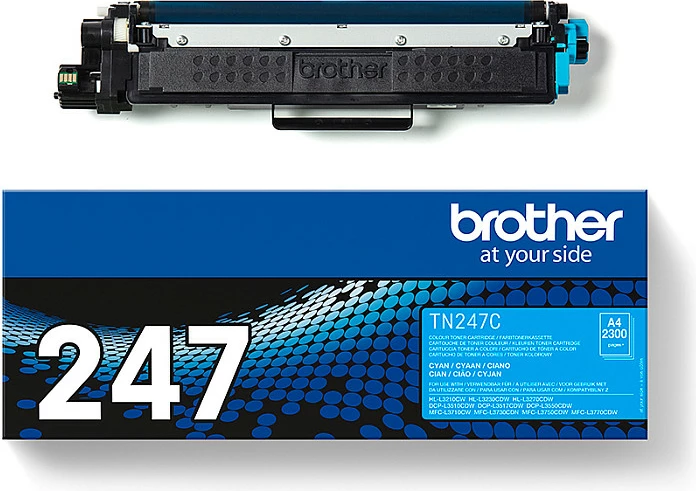 Toner Brother TN-247C, 2300 faqe, Cyan, 1 copë