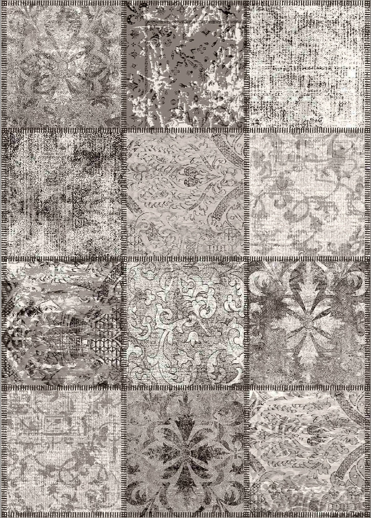 Qilim Conceptum Hypnose, ngjyrë mink dhe krem, 160x230cm, Exfab225