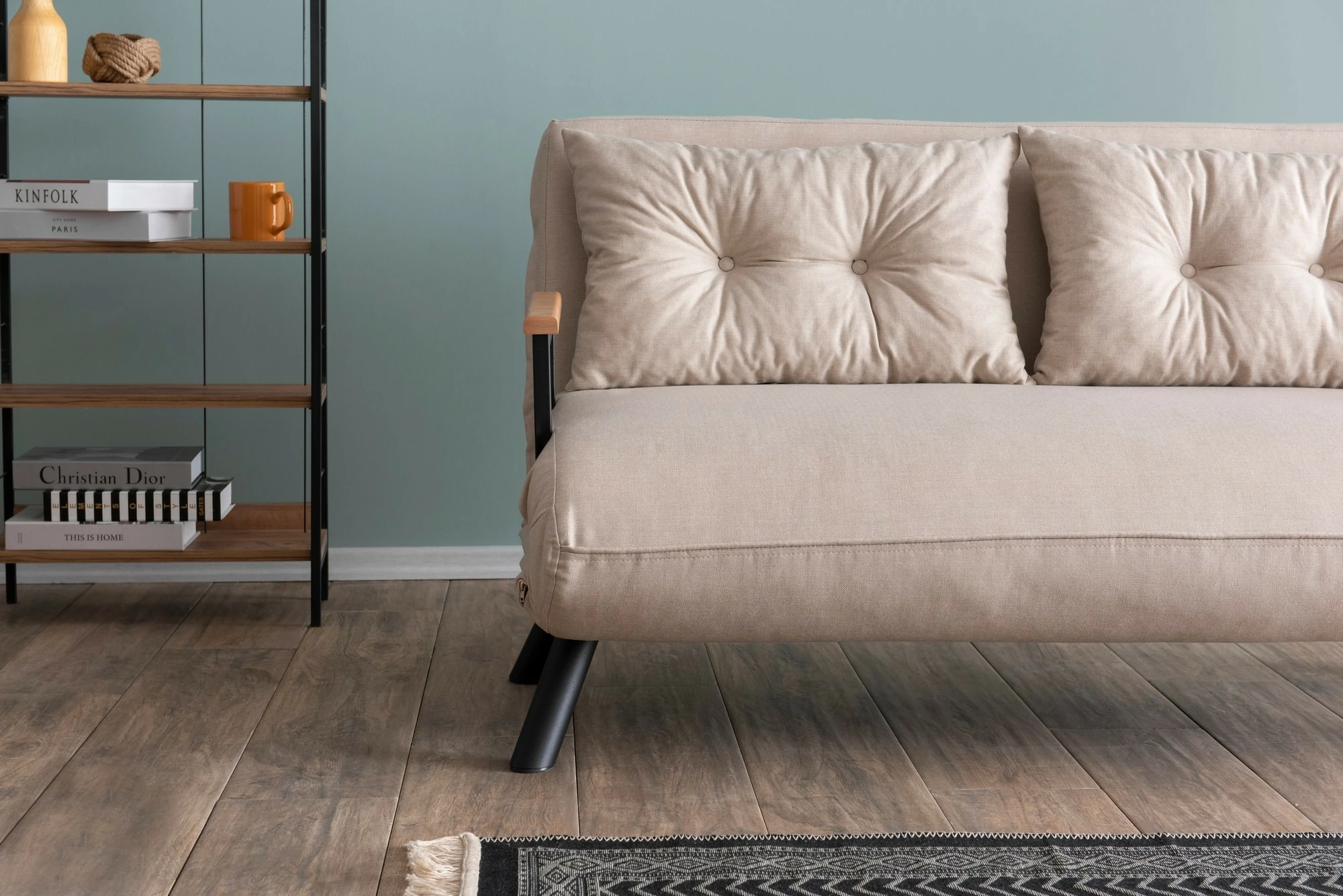 Divan-krevat dy ulës, Atelier del Sofa, Sando v2, krem