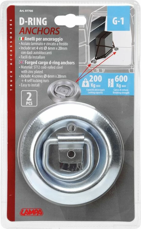 Fiksues Bagazhi Metal 2pcs