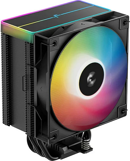 Ftohës ajri Deepcool AG500 Black ARGB V2, 120mm, me ndriçim LED, i zi