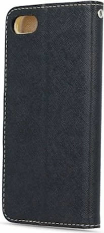 Mbështjellës HAVANA Fancy Diary për Samsung Galaxy A42 5G A426, flip cover me xhepa kartash, zi/ari