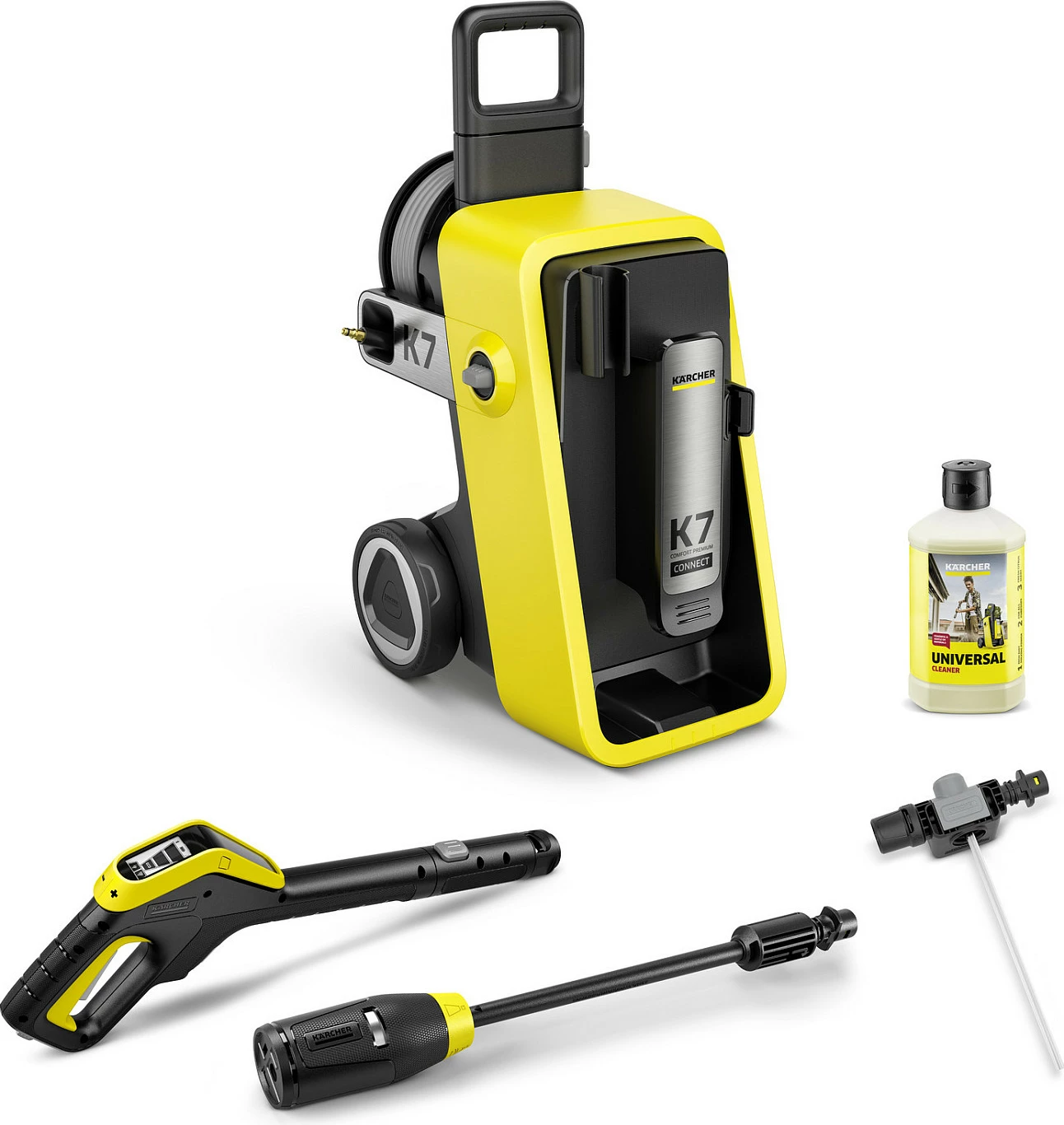 Larëse me presion Kärcher K7 Comfort Premium Connect, 180 bar, 3000W, e verdhë