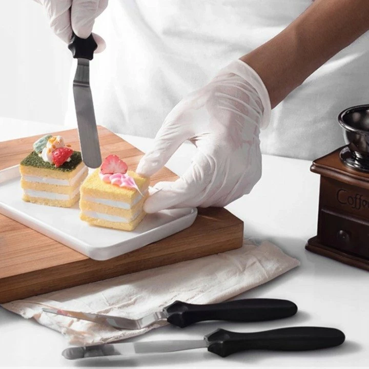 Spatulë dekorimi, Brunbeste BB-1693, inoks 22–23.5 cm, e zezë, set 3 copë