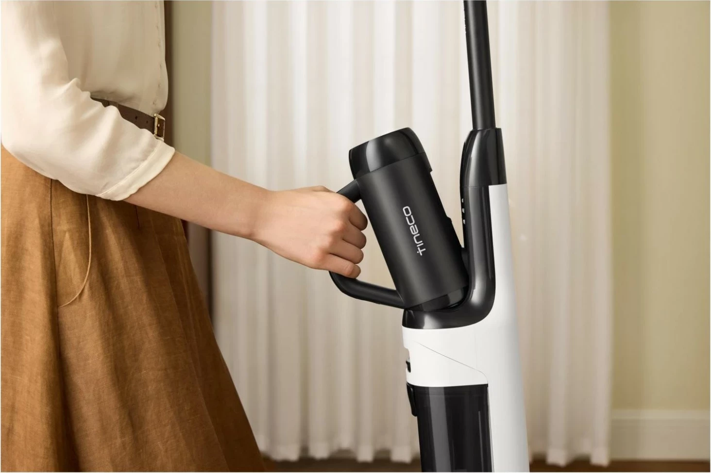 Fshesë me ujë Tineco Floor One Switch i5 Stretch, bardhë