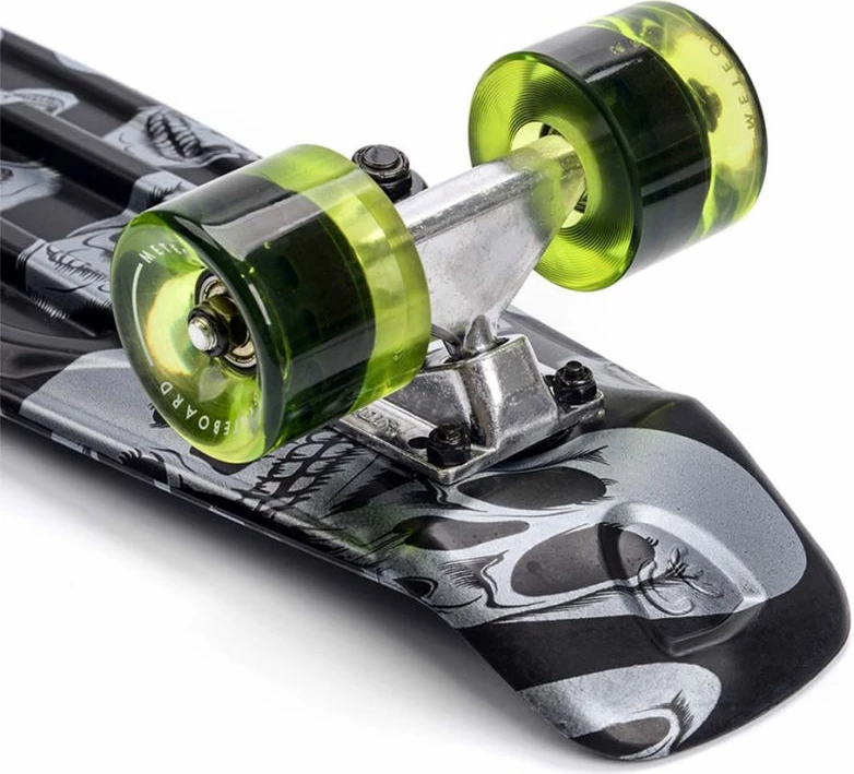 Skateboard Meteor Multicolor Skulls 22607
