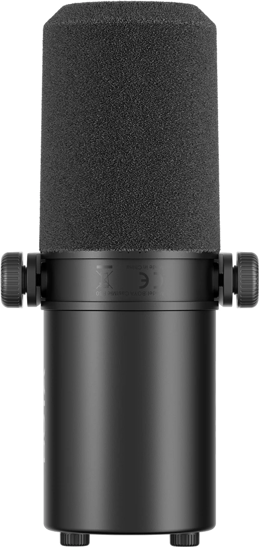 Mikrofon BOYA CastMic P60B dinamik USB-C/XLR me krah tavoline, i zi