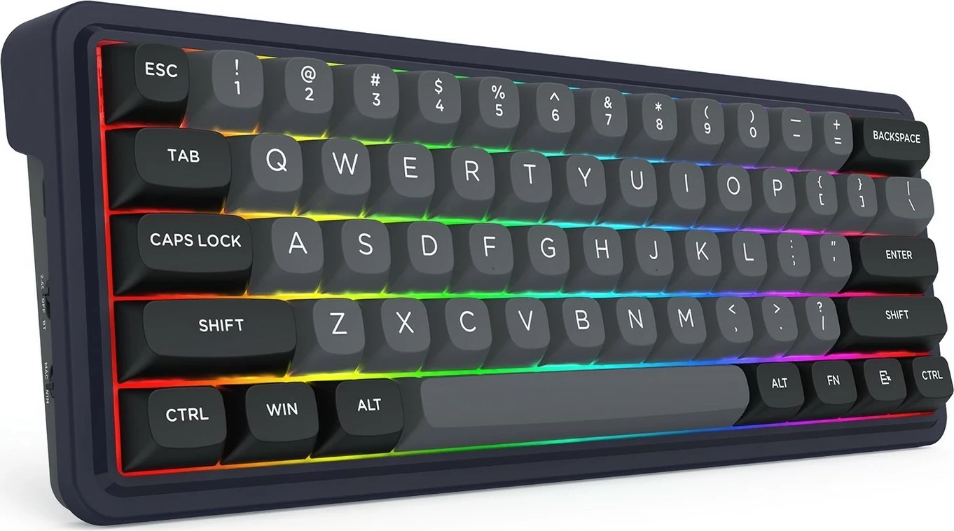 Tastierë Redragon Draconic V2 K730GB-RGB-PRO, 61 taste, RGB, wireless/wired, e zezë