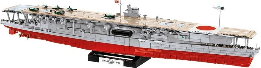 Set blloqesh Cobi Klocki IJN Akagi Aircraft Carrier, 3573 pjesë, Historical Collection