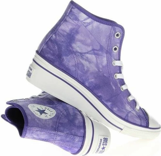 Atlete të larta për femra Converse Chuck Taylor Side W, ngjyrë vjollcë [Madhësia: 40]