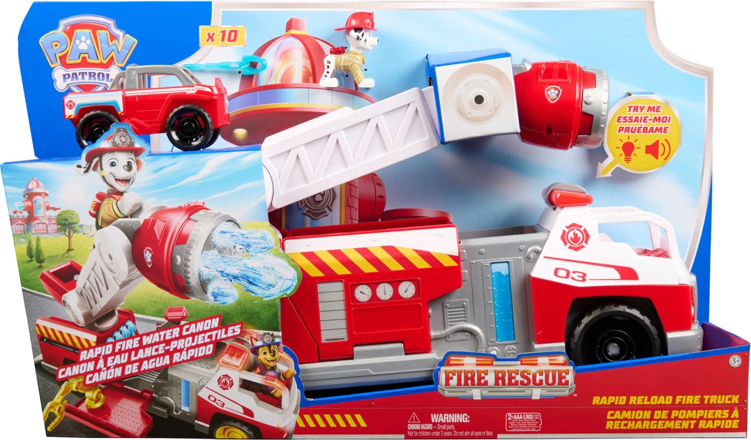 Paw Patrol Rapid Reload Truck Playset Fire Rescue
