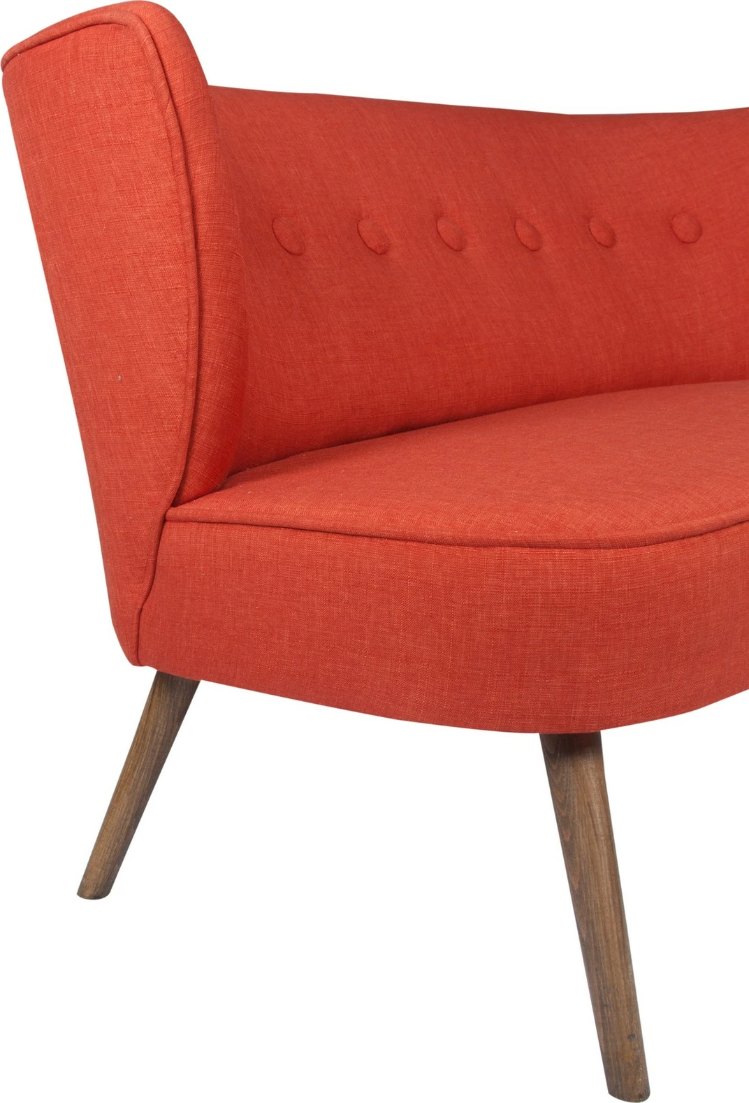 Divan dy vendësh Atelier del Sofa, ngjyrë e kuqe qeramike Bienville