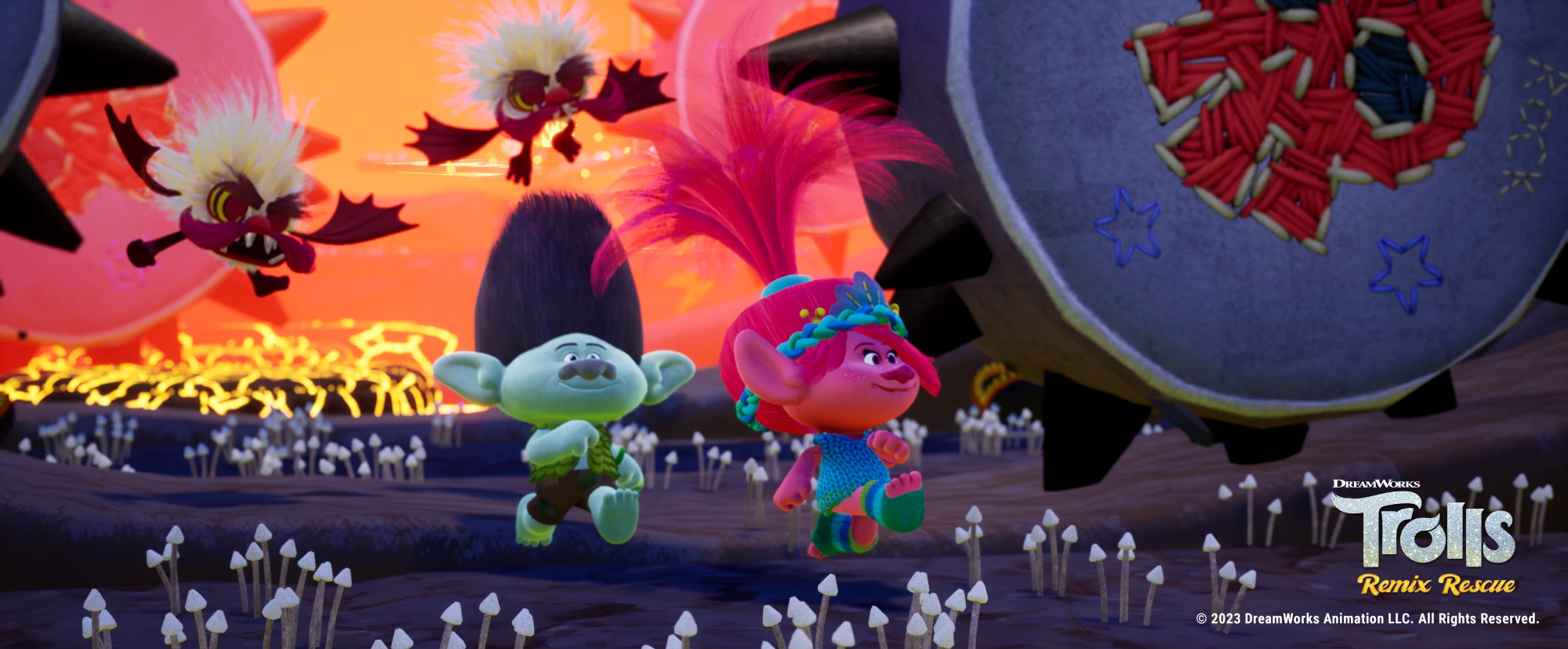 Lojë PS4 GameMill Entertainment Trolls Remix Rescue, PEGI 3