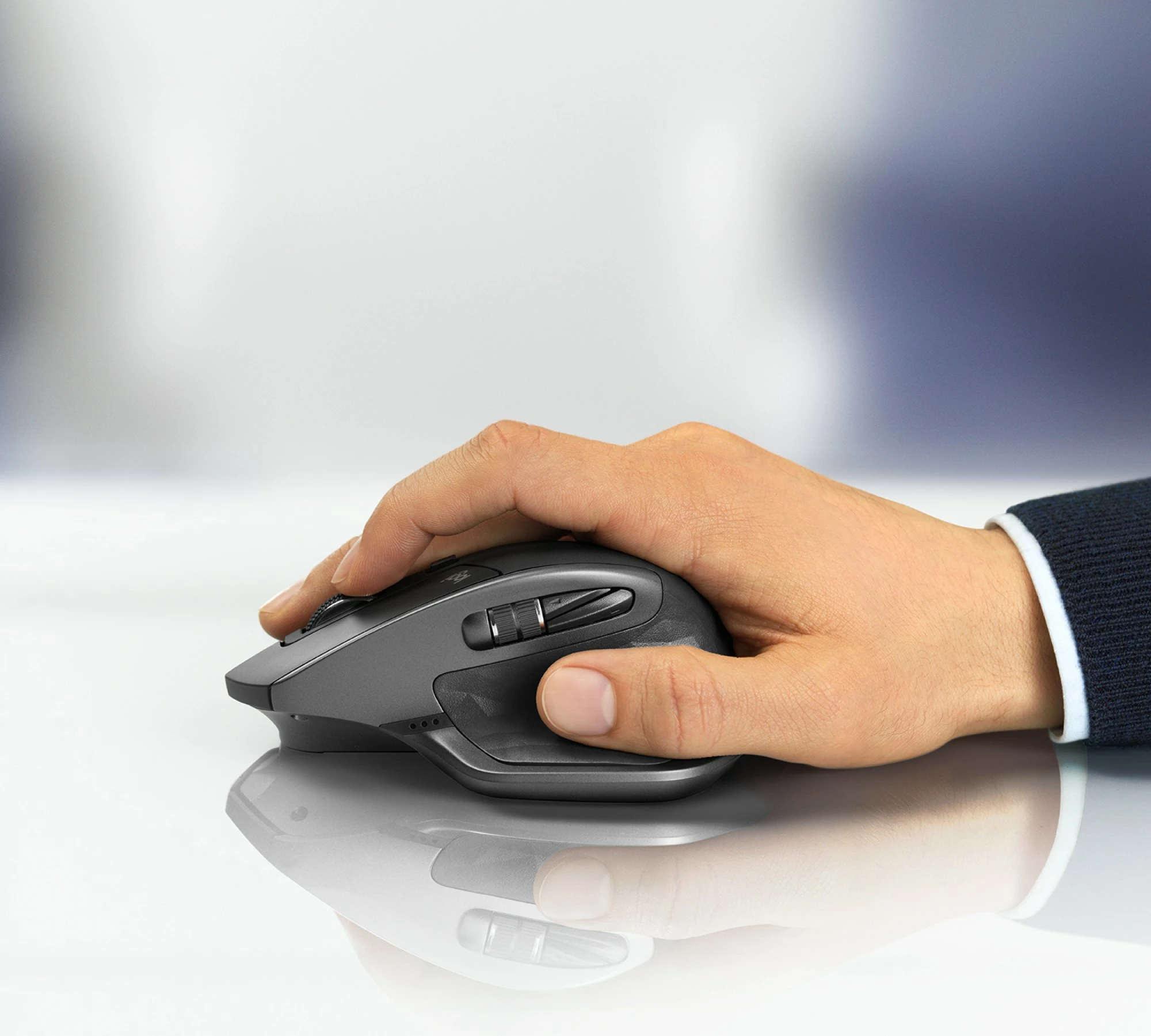 Maus Logitech MX Master 2S, wireless, laser, 1000 DPI, grafit