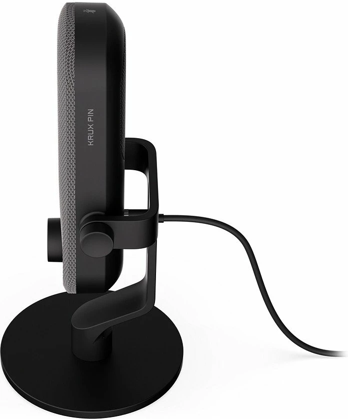 Mikrofon Krux Pin KRXC018, USB/USB-C, kardioid, 3.5 mm monitorim, i zi