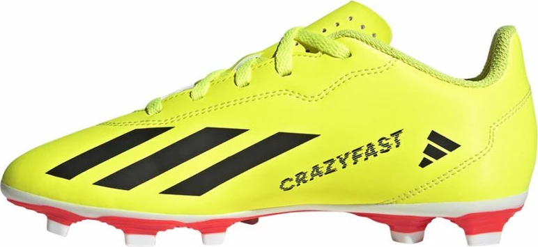 Atlete për fëmijë adidas X Crazyfast Club FxG, të kuqe dhe të verdha
